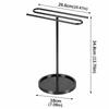 Non-Slip Metal Towel Holder Stable Hand Towel Stand Towels S-Shape Towel Stand  Vanity Countertop