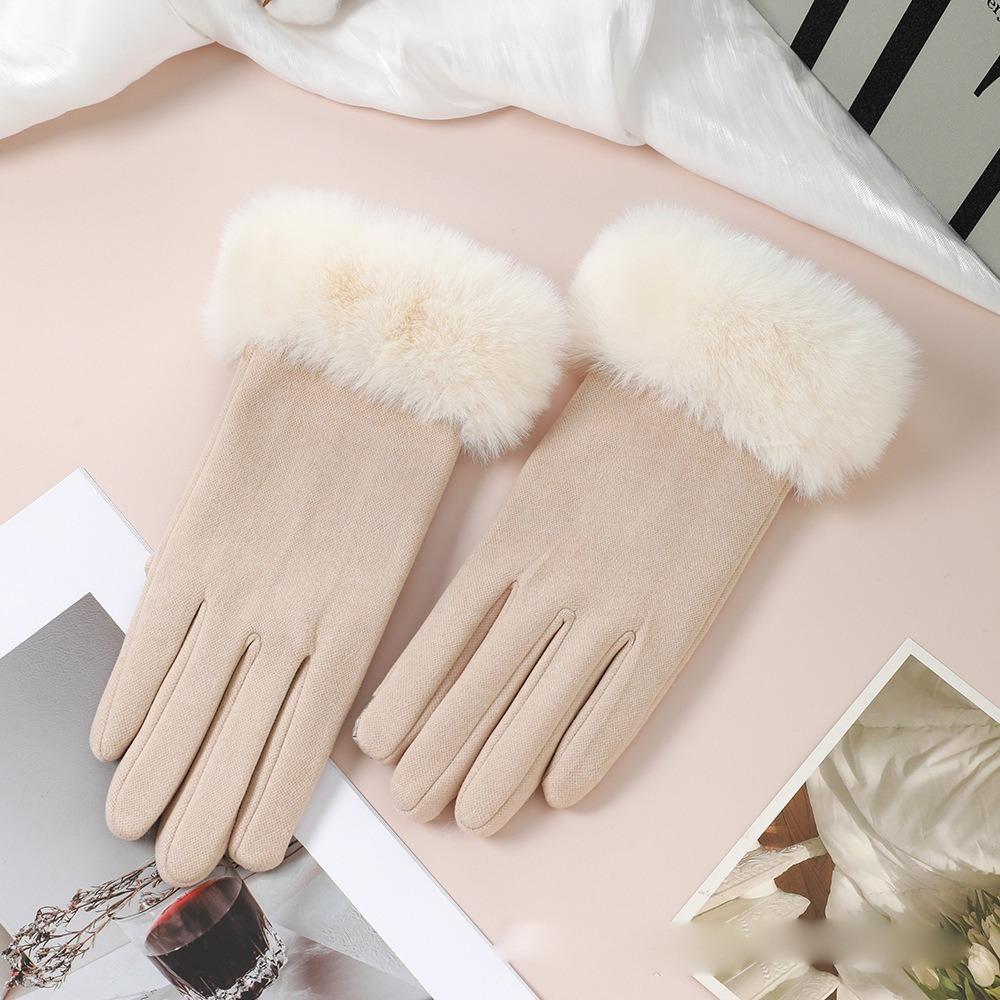 New Touchable Screen Winter Gloves Warm Full Finger Driving Mittens Full Finger Gloves Cycling Driving