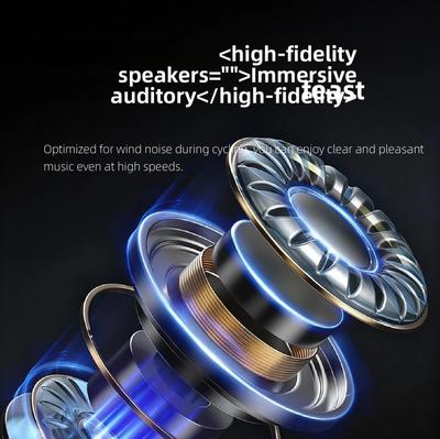 Bluetooth Motorcycle Helmet Headsets Wireless Communication Riding Earphones BT 6.0 FM Radio LED Display TF Card Support