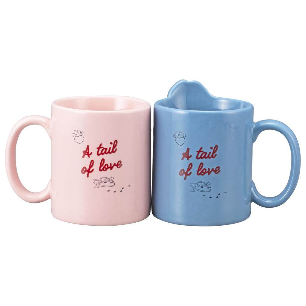 Sun Art Disney and the Lady Tramp Kissing Pair Set of 300ml "Lady Tramp" & Mugs, 2, Approx. (SAN4052)