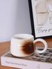 Japanese Simple Retro Mug Ceramic Cup Niche Coffee Cup Office Personality High End Cup Souvenir Gift