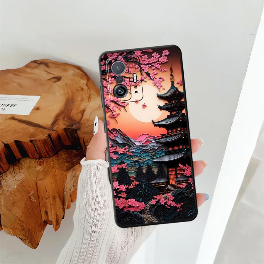 Case for Xiaomi Mi 15 Pro 12X 11T 13 Lite 10T 12 12T Pro 14 11 Funda Phone Cover Japanese Aesthetic Mount Fuji