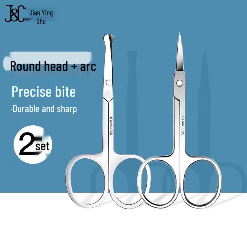 Men s Stainless Steel Round-Tip Grooming Scissors
