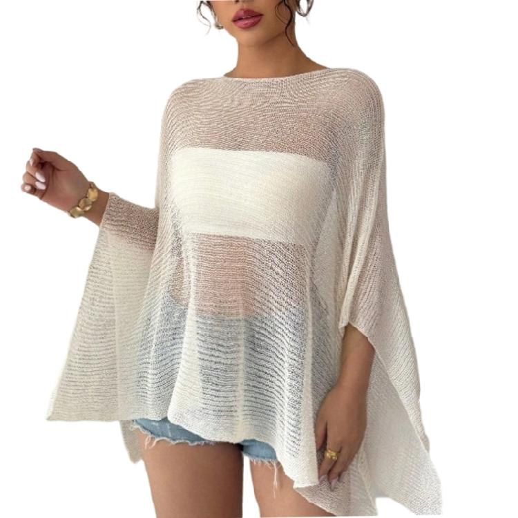 Lady See Through Shoulder Wrap Scarf Multipurpose Sun Shielding For Travel And Daily Use