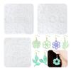 Jewelry Silicone Molds for Earrings Pendant Jewelry Making, Flower Leaf Pendant Resin Molds Epoxy Resin Molds