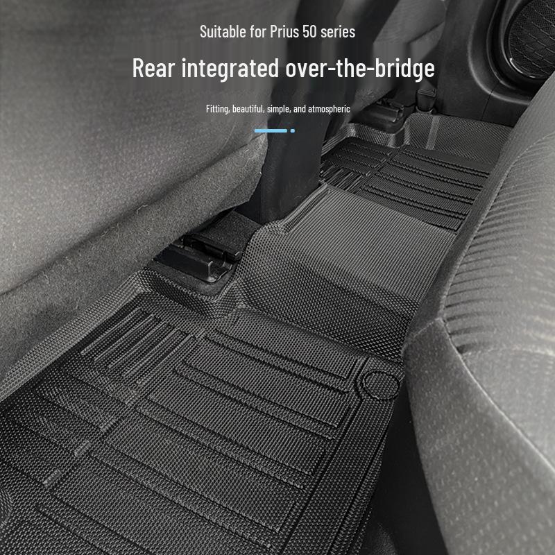 Compatible TPE Floor Mats & Trunk Mat for Toyota Prius 40/50/60 Series (Left & Right Hand Drive)