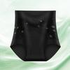 Women's High Waisted Underwear Ladies Sexy Lace Ice Silk Panties Full Coverage Breathable Soft Stretch Briefs