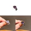 Zircon Oval Geometric Fashion Ring For Women Elegant Jewelry Accessory