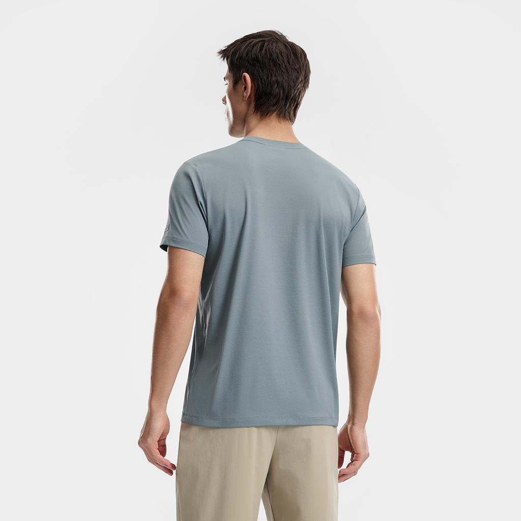 FILA Fitness Fashion Simple Classic Sports Training Versatile Breathable Quick-Dry Short Sleeve T-Shirt Men tops A11M621110FZA