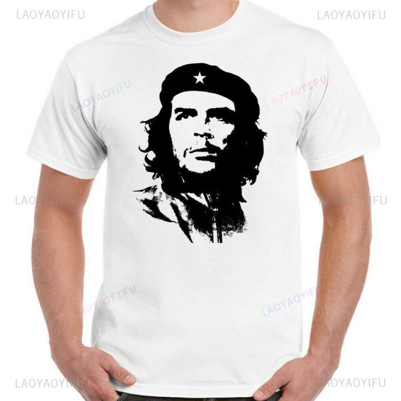Tričko Che Guevara Rebelové Kubánské Tričko Guerrilla Revoluce Tričko Ležérní Krátký Rukáv Pánské Vysoce Kvalitní Tričko Bavlna Volné Topy