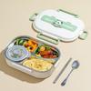 304 Edelstahl Tragbare Isolierte Lunchbox, Auslaufsicher & Mikrowellengeeignet für Schüler und Berufstätige