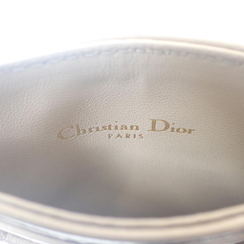 Dior S5130UWHC_M116 Card Case Beige Calfskin Women