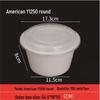 Disposable Round Meal Box