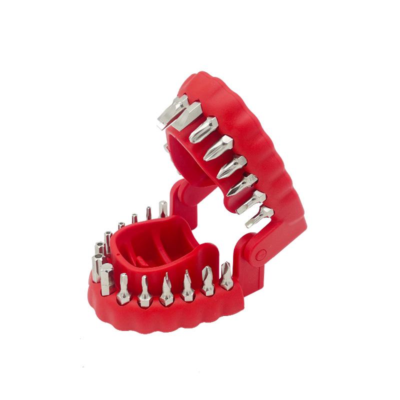 28-in-1 Kreatives Zahnförmiges Tragbares Schraubendreher-Set