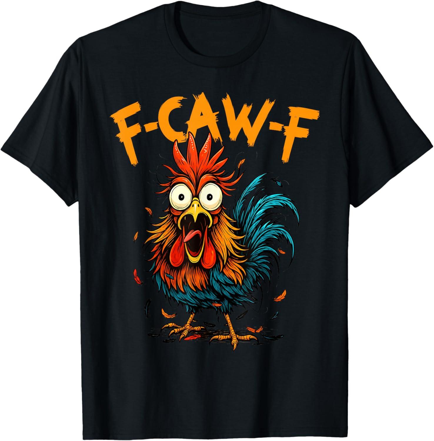 

f-caw-f Funny Gifts idea for Work f caw f Funny Office Coffe T Shirt S разноцветный