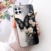 For Motorola Moto G 5G Plus Case XT2075 Luxury Flowers Butterfly Painted Cover Soft TPU Phone Case For Moto G MotoG 5G Plus Bags