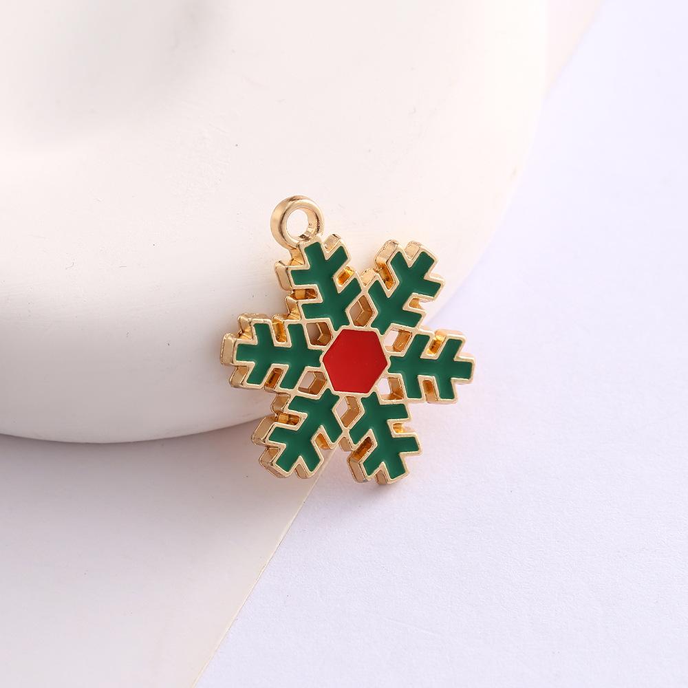 Alloy Drip Cartoon Santa Snowman Bells Diy Bracelet Pendant Pendant Accessories