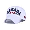 Men Women CANADA Letter Embroidery Baseball Cap Maple Leaf Flag Printed Hat Casual Adjustable Snapback Hip Hop Golf Sport Caps