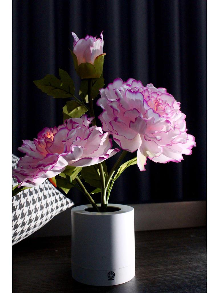 Creative Red Rose Table Lamp - Romantic Night Light for Festivals, Birthdays, Qixi, and Valentine's Day