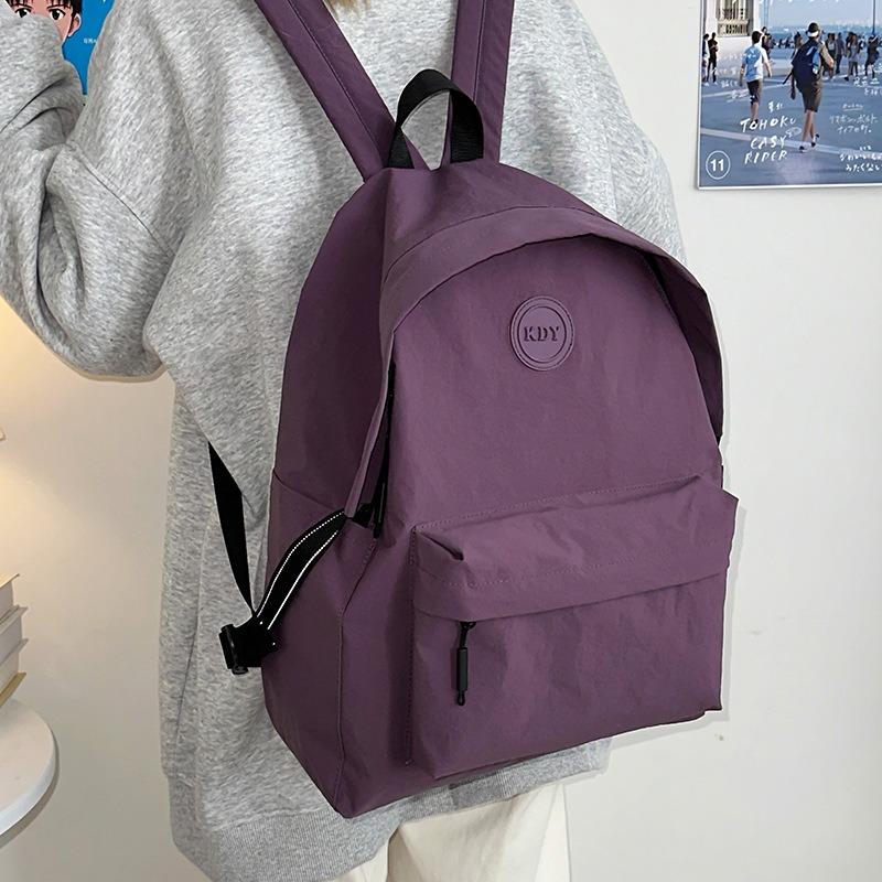 Large-capacity schoolbag New simple student schoolbag Lightweight and versatile leisure travel backpack