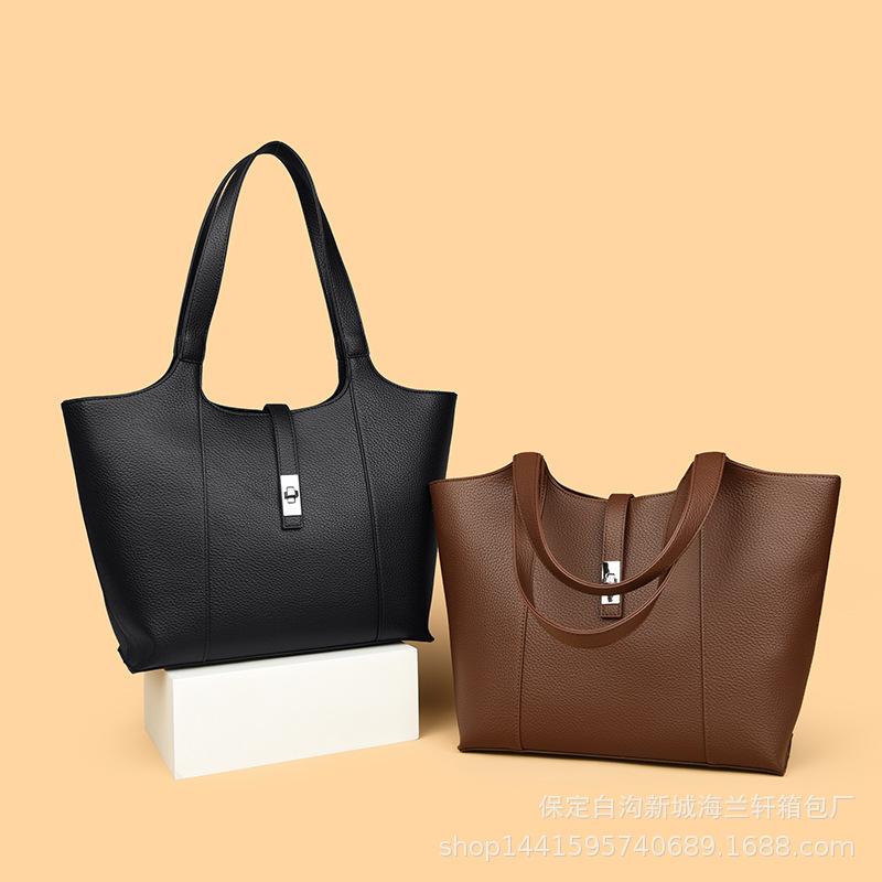 Dámská taška, Jednoramenná crossbody taška s velkou kapacitou, Luxusní nákupní košík Tote taška