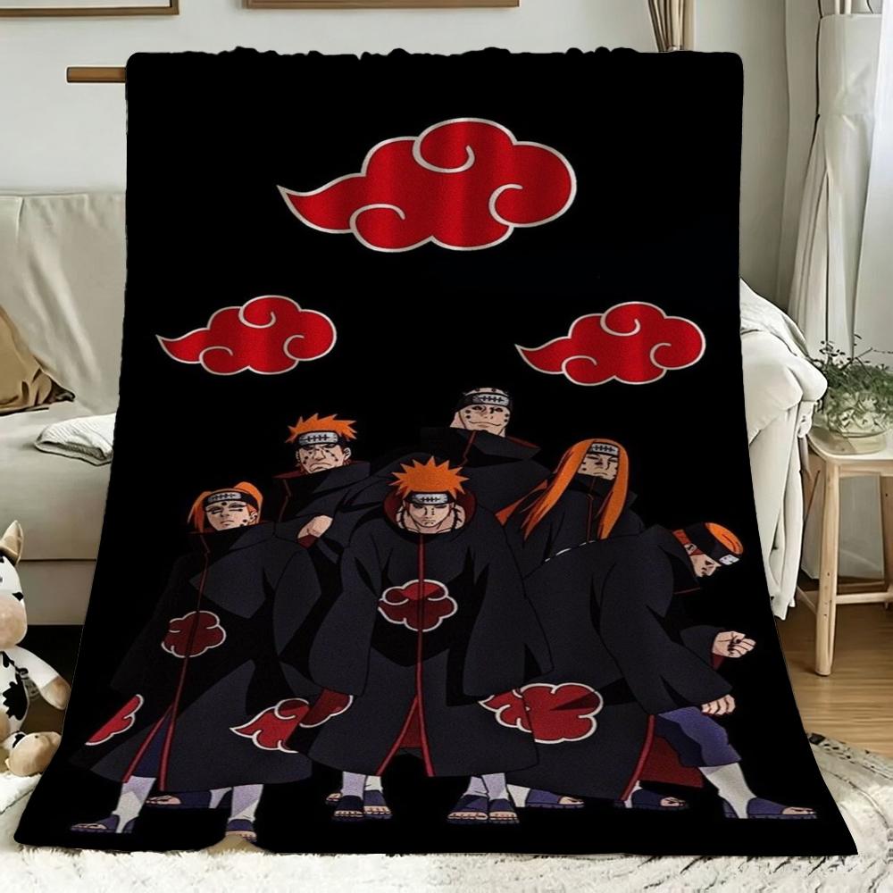 Kakashi Anime Ninja Print Blanket Sofa Blanket Soft And Comfortable Outdoor Plush Blanket Christmas Gifts Machine Washable