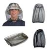 Insect Head Net Hat Fine Mesh Insect Netting Head Net Hat Anti-Insect Fishing Mesh Cap Camping Durable Protective Cover