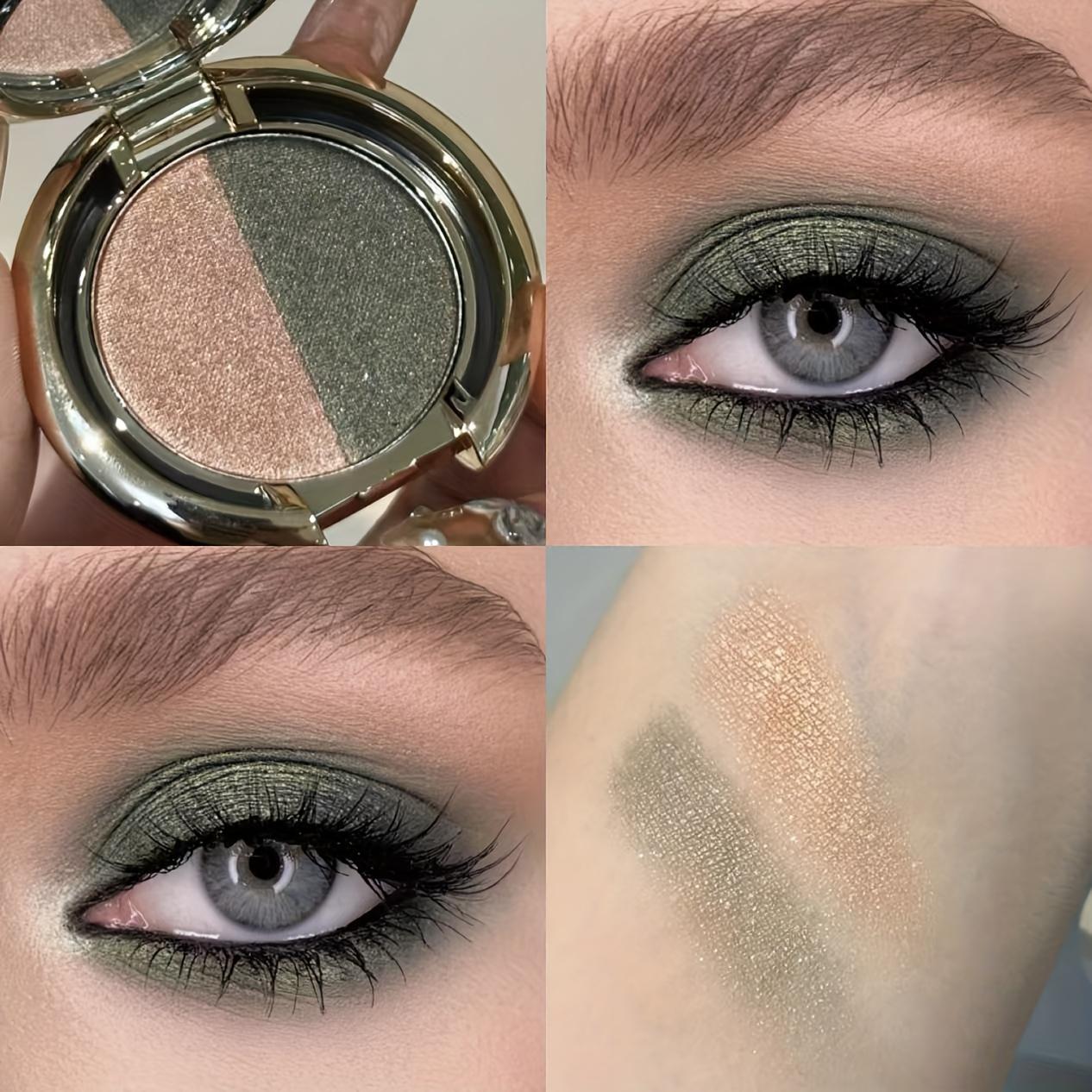 

Двухцветная палетка теней для век, матовые и сияющие, высокопигментированные, стойкие, подходит для музыкальных фестивалей и вечеринок 01