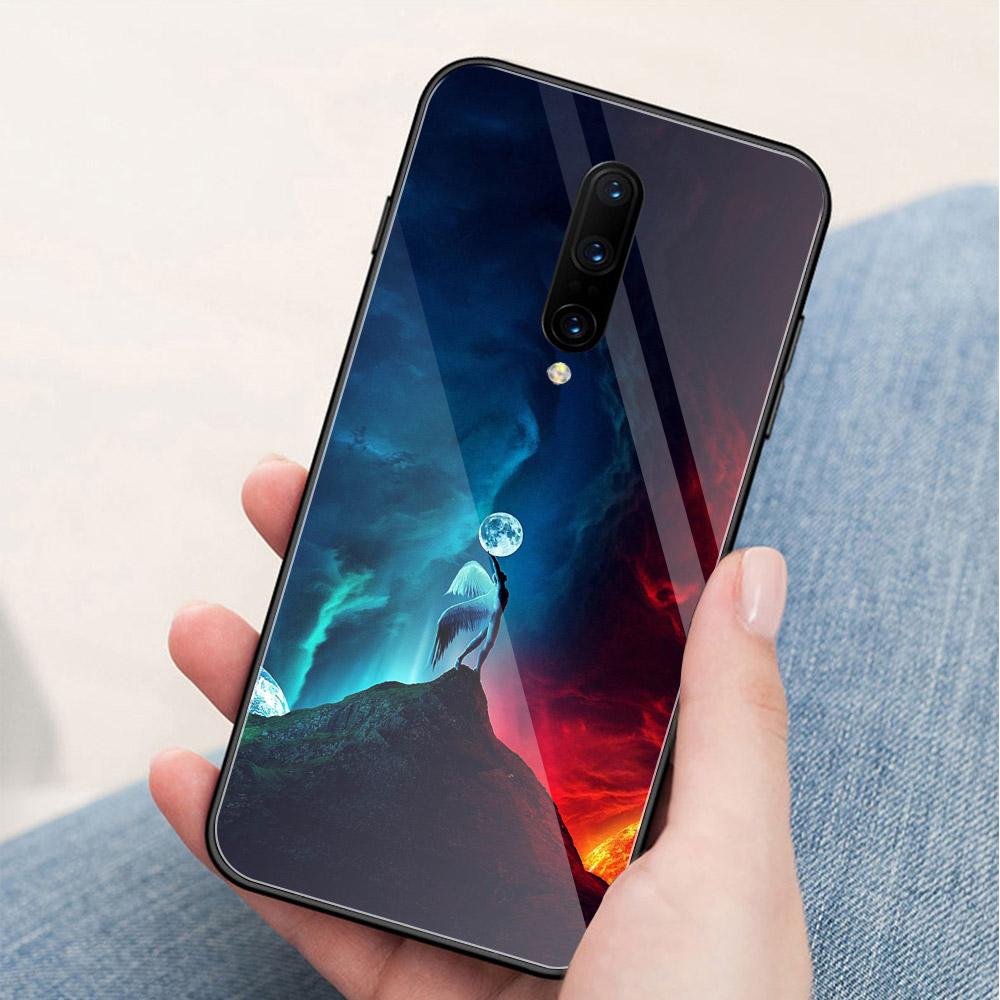 

Для Oneplus 7pro Чехол Стеклянная задняя крышка фантастическая девушка Oneplus 6t чехол для Oneplus 1+ 5 5T 6 Oneplus 6 6t 7 pro Oneplus 5T