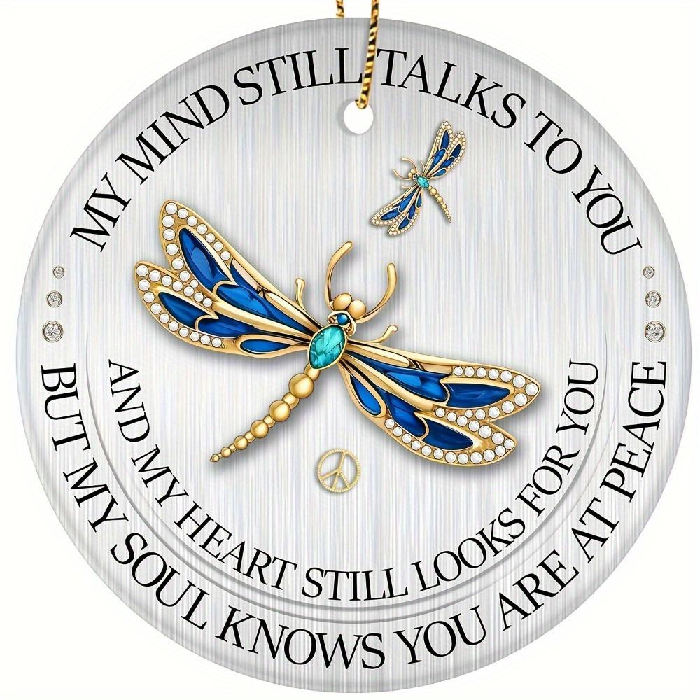 Dragonfly Memorial Gift. Sympathy Decor for Car, Home & Wall. A Unique Keepsake for Loved Ones.