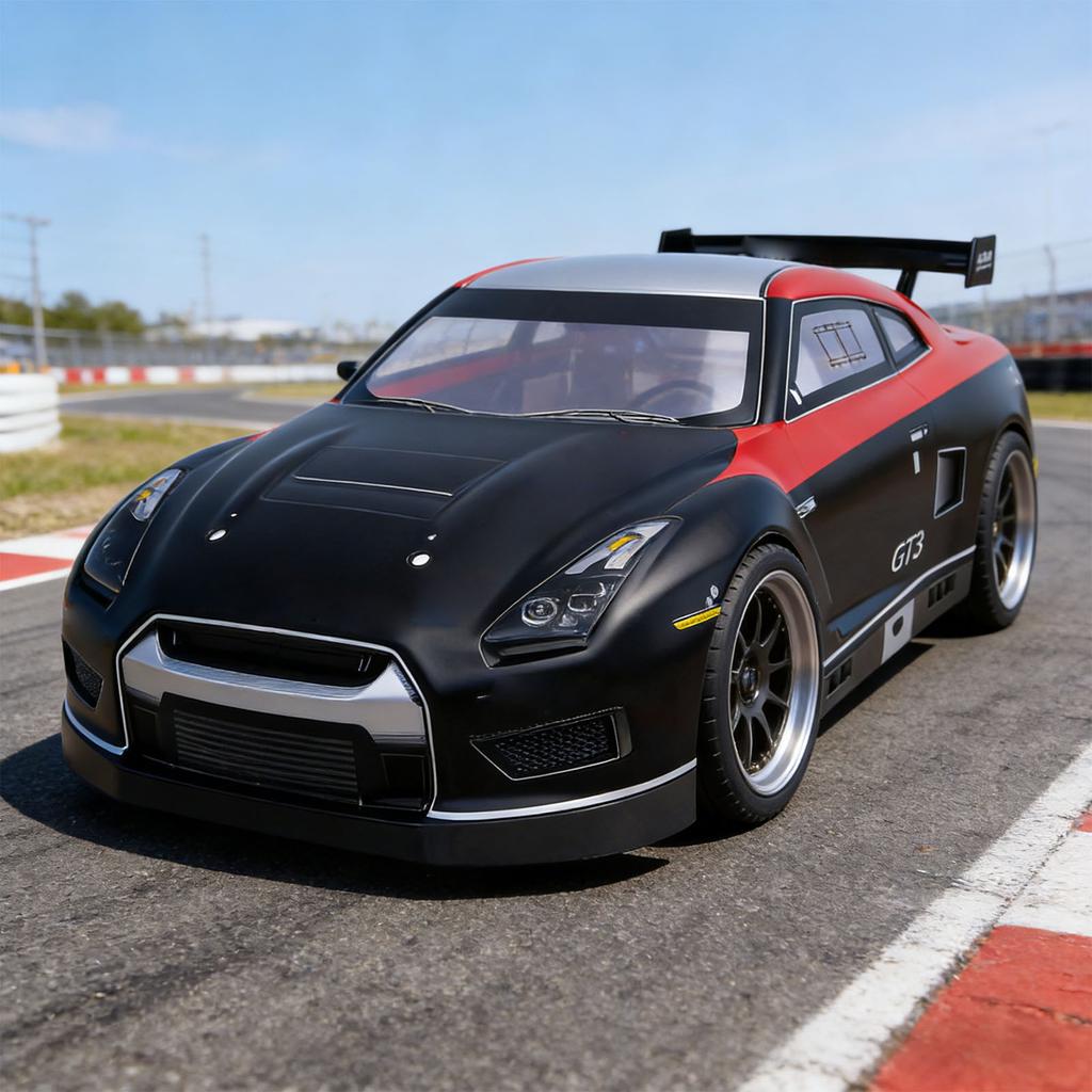 1:10 Scale RC Car Body   Remote Control Car   Frame and Rear Wing for 26cm Wheelbase Racing Cars