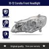 Toyota Corolla Headlight Lampshade Housing for Ages 3-15 - High/Low Beam Front Lighting
