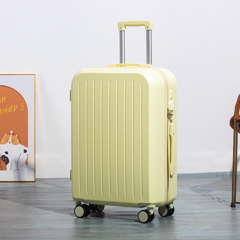 High-Value Trolley Case: Large Capacity Travel Suitcase with Double-Layer Zipper for Men and Women Students