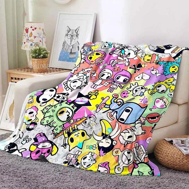 Japanese Style Tokidoki Blanket Anime Fantastic Print Flannel Blankets for Beds Sofas Warm Bed Soft Blanket