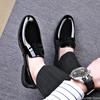 New Shoes for Men Genuine Leather Casual Shoes Spring Gentleman Patent Leather Business Dress Shoes Cool Black Slip-on Loafers