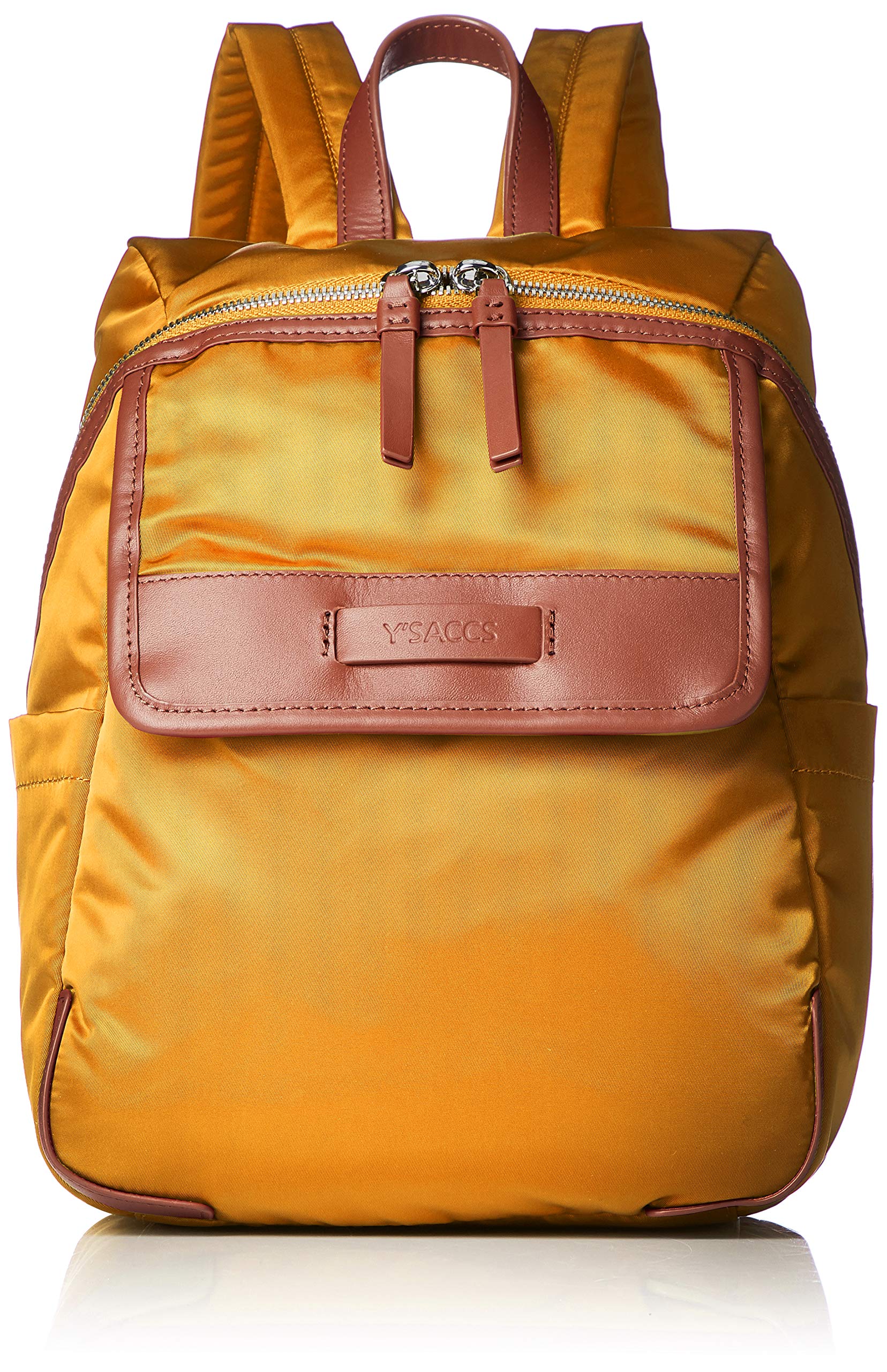 

Nylon x Cow Leather Rucksack S Size Camel [Isaac] Y92-01-05