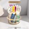 milk apricot color - transparent pen holder