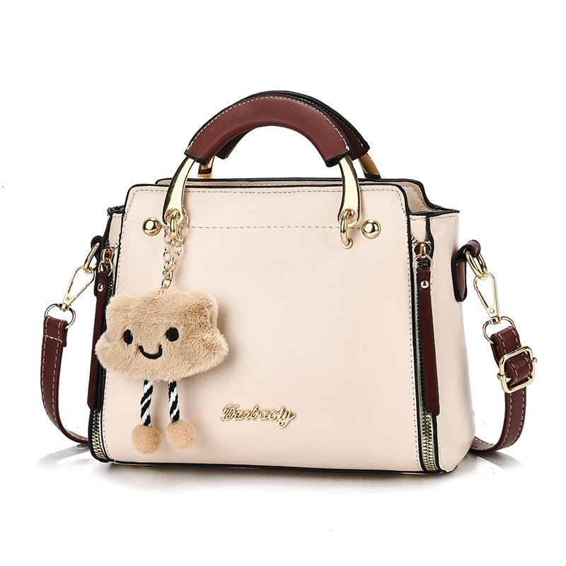 Stylish Korean Style Floral Print Small Handbag For Ladies, Portable Multi-purpose Top Handle Shoulder Crossbody Casual Mini Purse