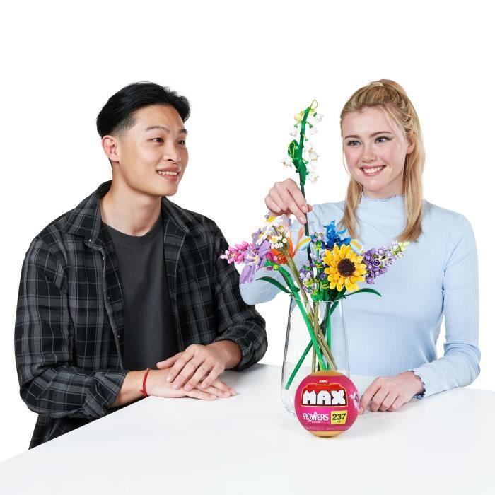 Set de construcție - ZURU - Flori lungi - max. 243 piese - 10 modele - Buchet de asamblat