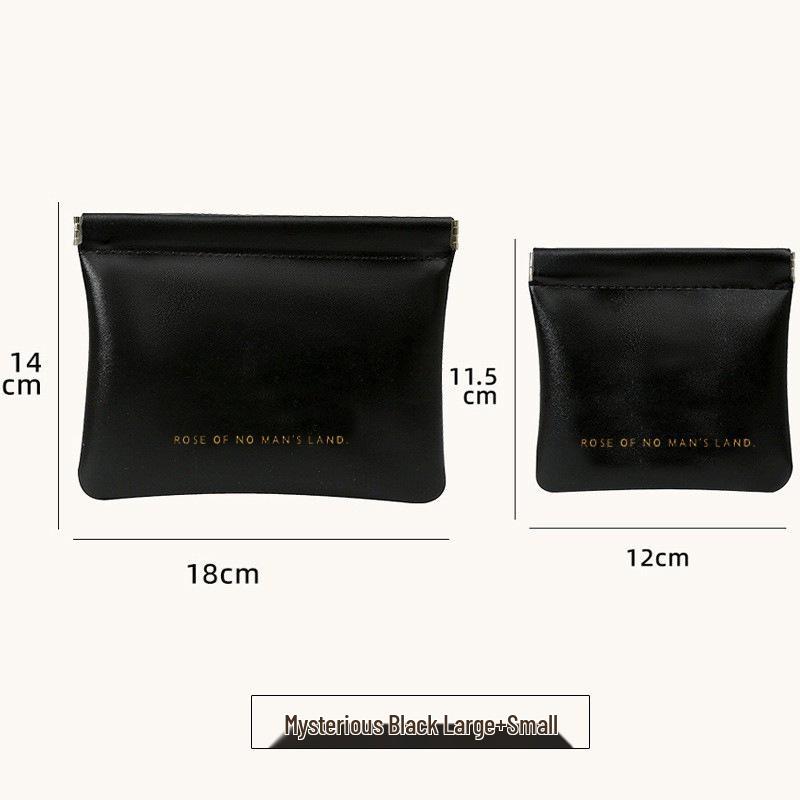 

Компактная дорожная косметичка и кошелек для монет с застежкой-кнопкой Small (12×11.5CM)