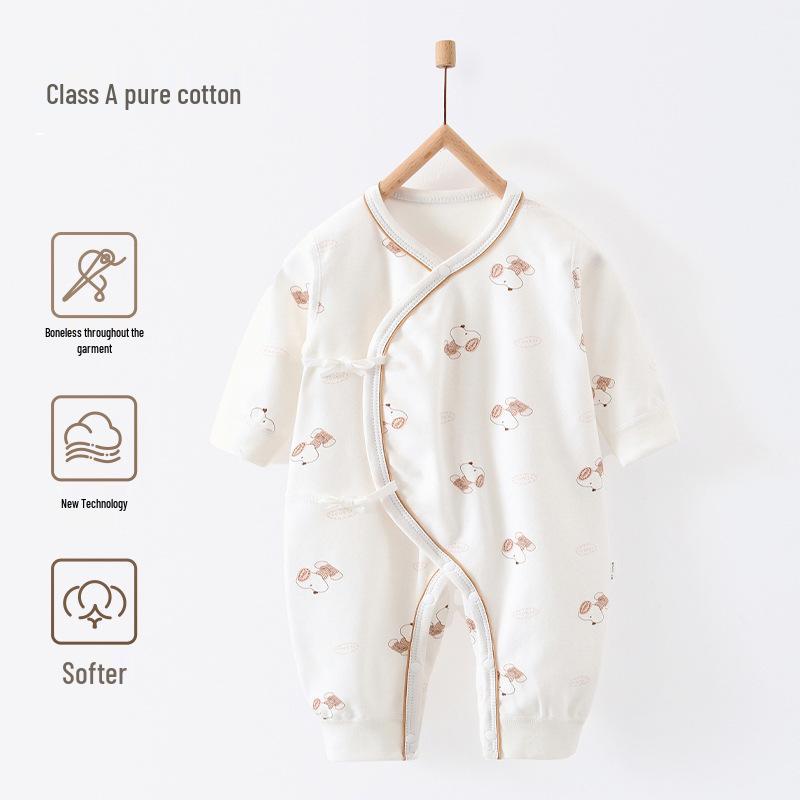Baby-Body aus reiner Baumwolle - Mönch-Strampler für Neugeborene für alle Jahreszeiten (0-3 Monate)