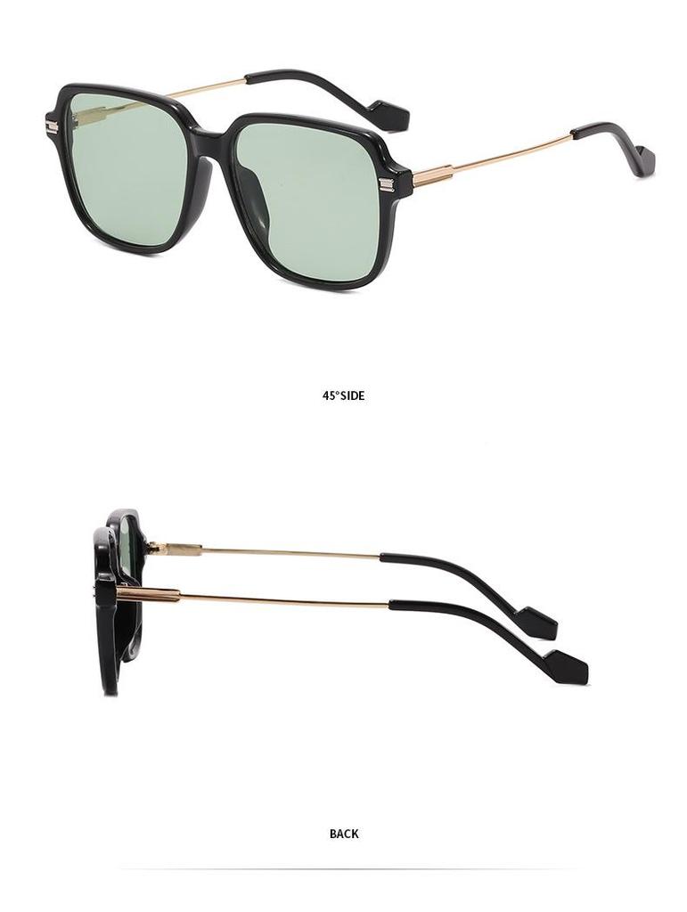 Retro UV Protection Sunglasses for Men and Women - High-End TR Square Frame