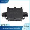 IP68 Two-Way Waterproof Outdoor Cable Junction Box for Courtyard Lighting
