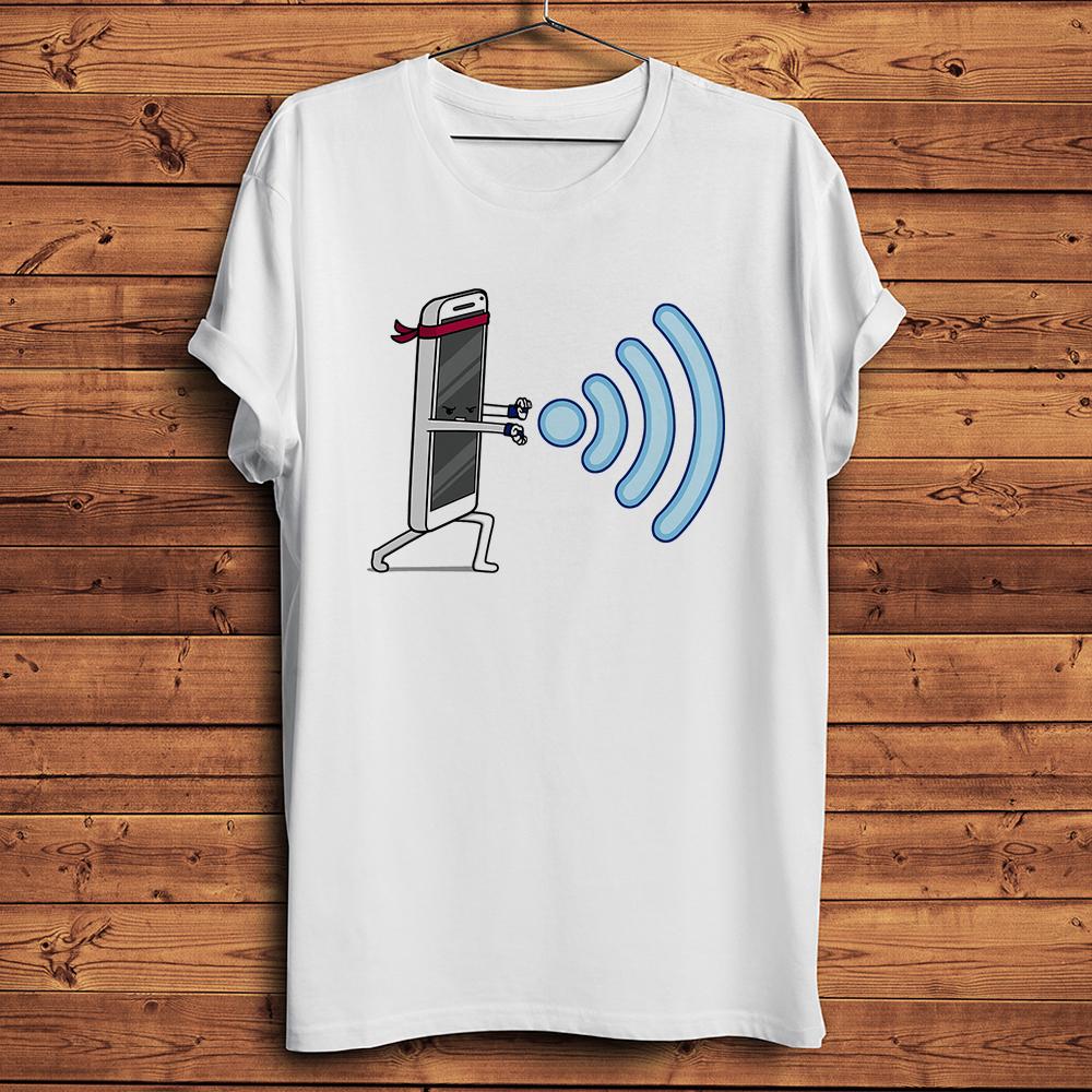 

Funny WiFi Kamekameha WiFi Amusing Cartoon Tshirt Unisex Casual Short Sleeve T Shirt Unisex Streetwear Tee Breathable Print 4XL