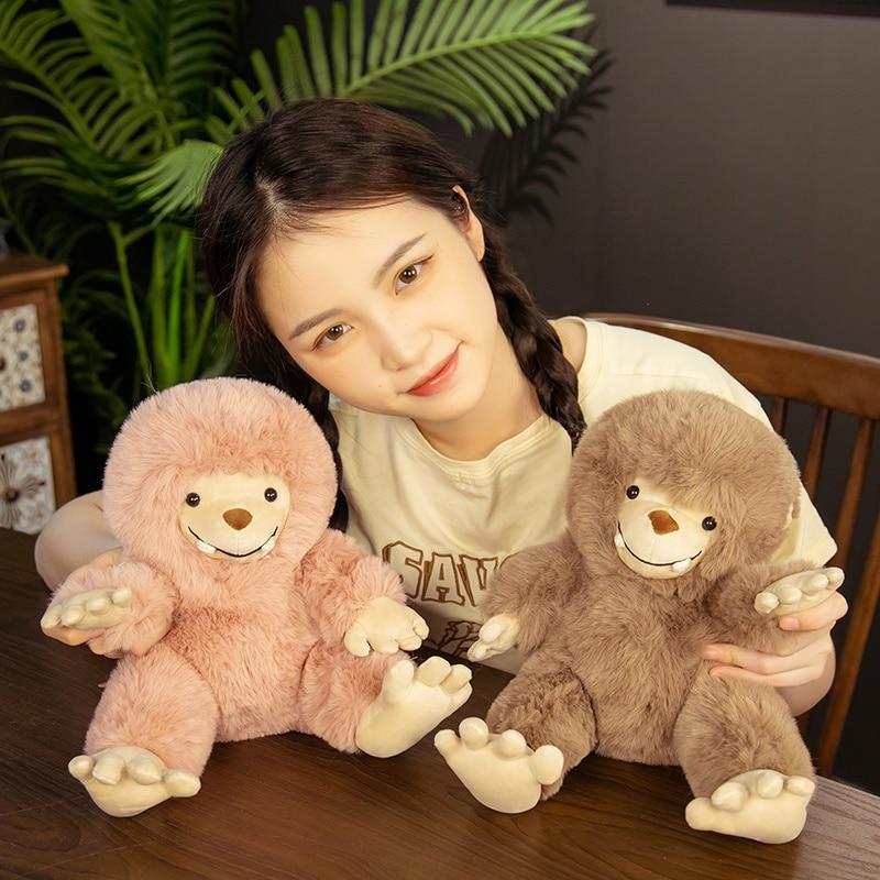 1pc 25cm Adorable Animal Plush Toys Kawaii Bigfoot Dolls Creative Little Monster Plush Pillow For Children Girls Birthday Gifts
