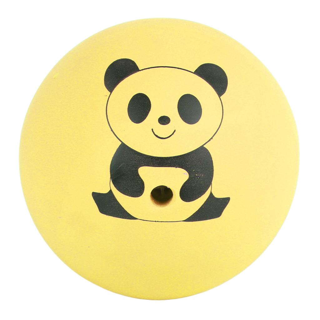 Squeaky Dog Toy Balls Latex Bite Resistant Interactive Smooth Pet Toys for Cat Dog 2.0in Yellow