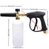 1 L Snowflake Foam Pot 1/4 In Quick Connect High-pressure Foam Spray Bottle PA Adjustable Cleaning Gun Professional Foam Gun G