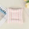 Stripes Polka Dot Coasters Portable Square Cotton Cloth Insulation Pad Soft Hanging Drink Coasters Photography Props