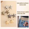 Waist Pants Tightening Make Clip Waist Adjustment Clip Waist Reduction Clasp Line Button Brooches for Garment Decoration NK001