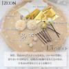 JZOON Yukata Hair Accessory Set for and Japanese Features Dried Gold Japanese and Available In 9 F1102 15-Piece Coming-of-Age Ceremonies, Graduations,
